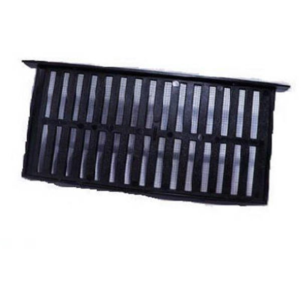 House 93805 16 x 8 in. Plastic Foundation Vent With Slider, Black HO135724